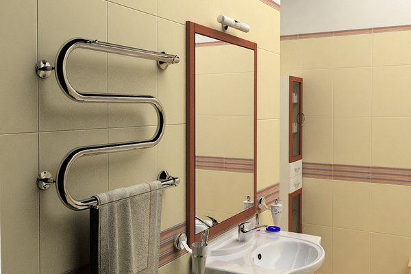 Выбор водяного полотенцесушителя для ванной комнаты