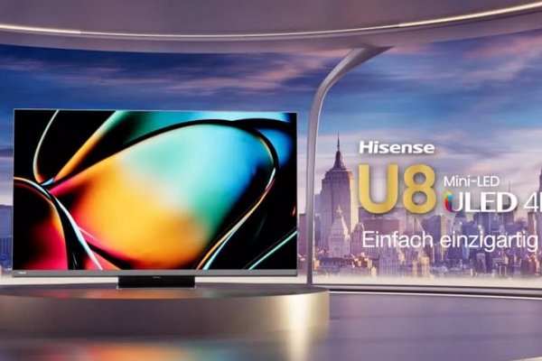 На европейском рынке представлены телевизоры Hisense U8KQ 4K mini-LED