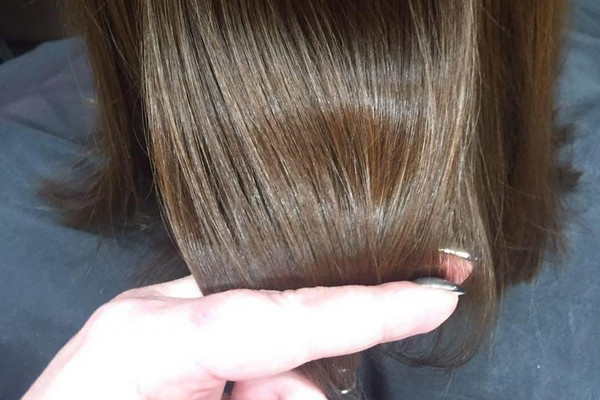 Восстановление волос с помощью кератина