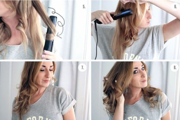 Как накрутить волосы утюжком: пошаговая инструкция