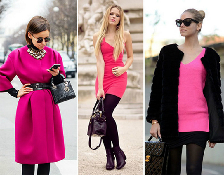 Как правильно носить розовый цвет