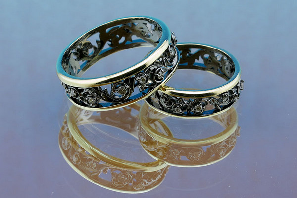 Обручальные кольца на заказ в ювелирной мастерской