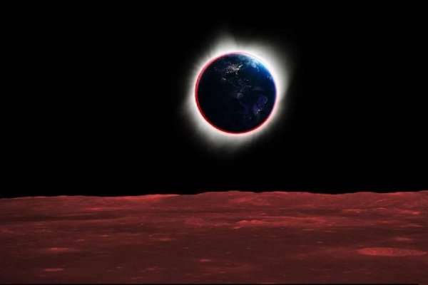 Смотрите, как с Луны выглядит солнечное затмение: уникальные кадры NASA