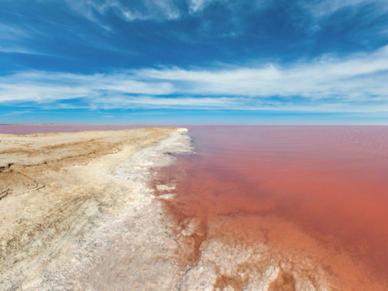 Розовое озеро в Украине: где находится и лечебные свойства