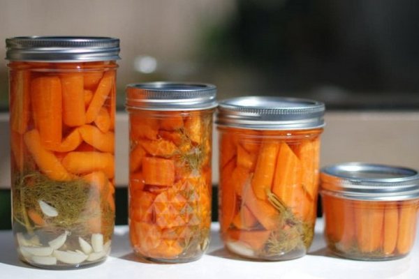 Заготовка морковной мелочи на зиму