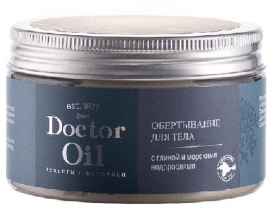 Глиняное обертывание с водорослями от Doctor Oil