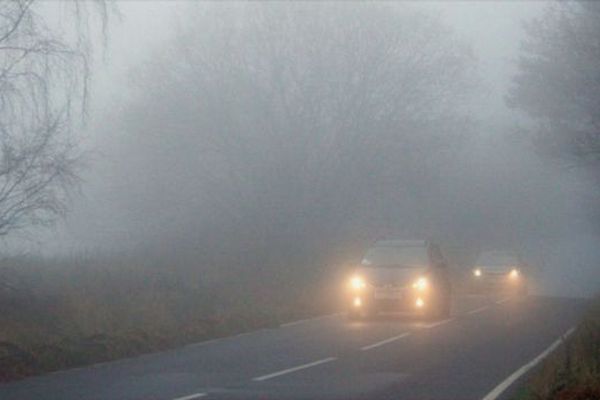 Езда на автомобиле в тумане