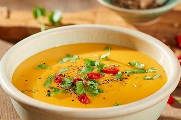 Тыквенно-имбирный суп