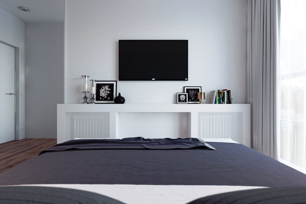Как выбрать диагональ и расположение телевизора в спальне?