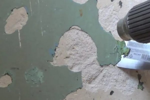 Как быстро снять краску со стен без 