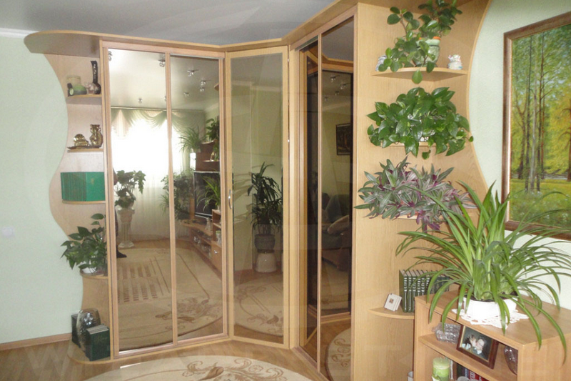 Деревянный шкаф-купе – роскошь из натуральных и экологически чистых материалов