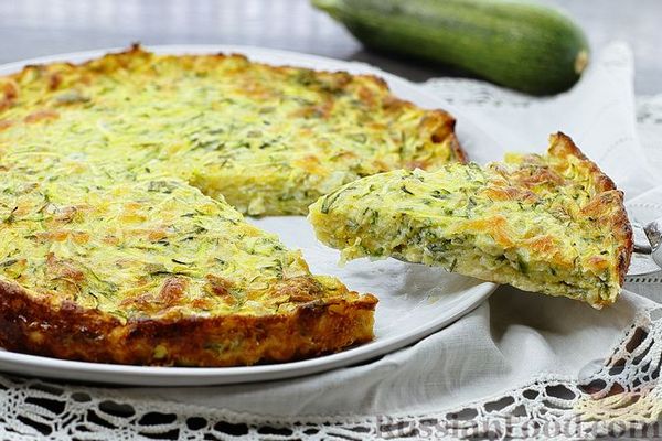 Самый простой и вкусный рецепт кабачковой запеканки с сыром и зеленью