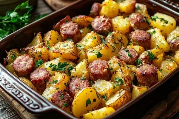 Секрет хрустящей корочки: как запечь молодую картошку в духовке с копченой паприкой и чесночной заливкой