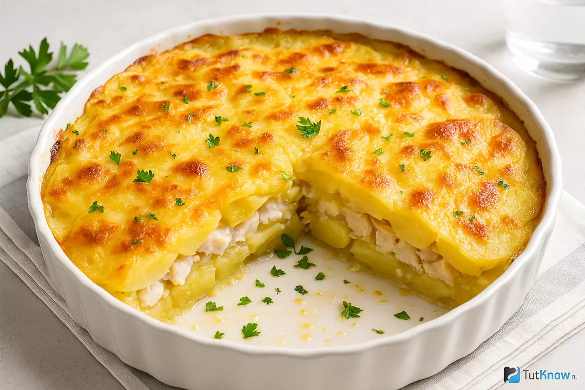 Секреты идеальной картофельной запеканки: невероятно нежный и кремовый вкус