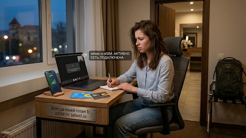 Как путешествовать, если работа всё равно едет с вами