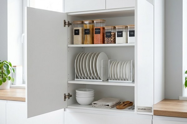 Порядок в кухонных шкафах: секреты умног...