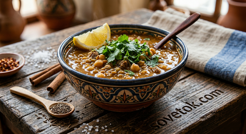 Марокканский суп Харира: пряная симфония...