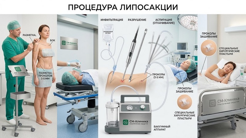 Как проходит липосакция: все о подготовке, операции и восстановлении