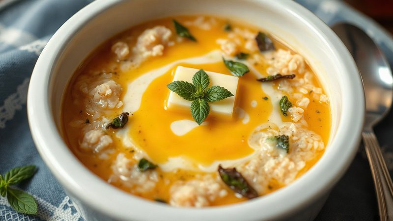Армянский суп Спас на мацони с мятой и б...