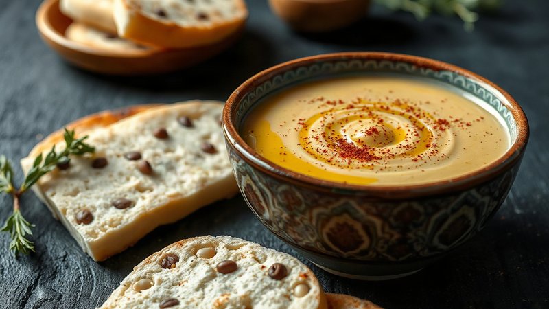 Марокканский суп-пюре Биссара из бобов с...