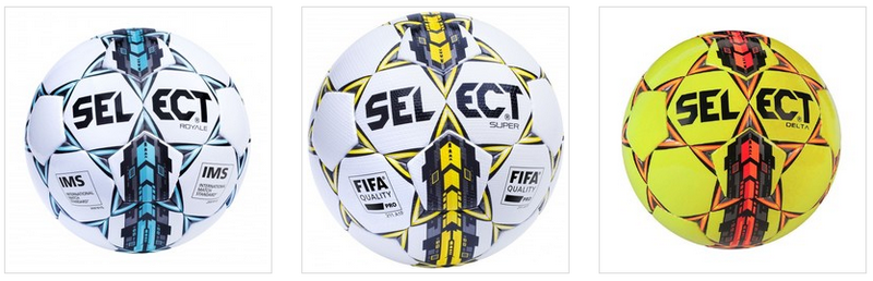 Лучшие мячи для футболистов - Select