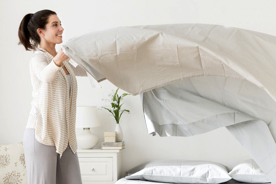 Как ухаживать за постельным бельем