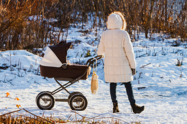 Режим прогулок с новорожденным зимой