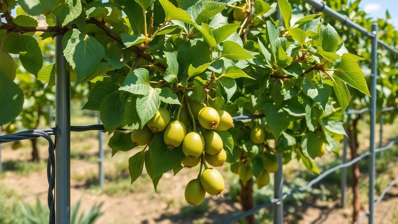 Формирование и обрезка актинидии на шпалере: как заставить л...